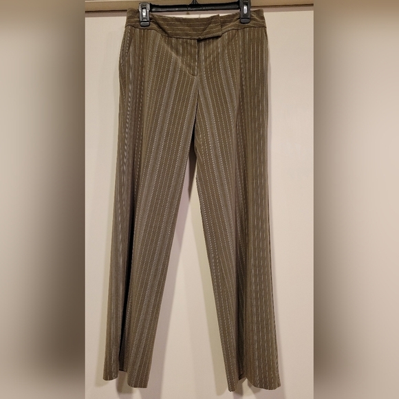 Speechless women's Brown pinstripe pants, slacks, trousers - Picture 1 of 5